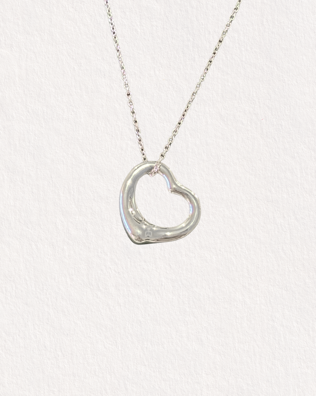 Tiffany & Co Small Elsa Perretti Heart Necklace