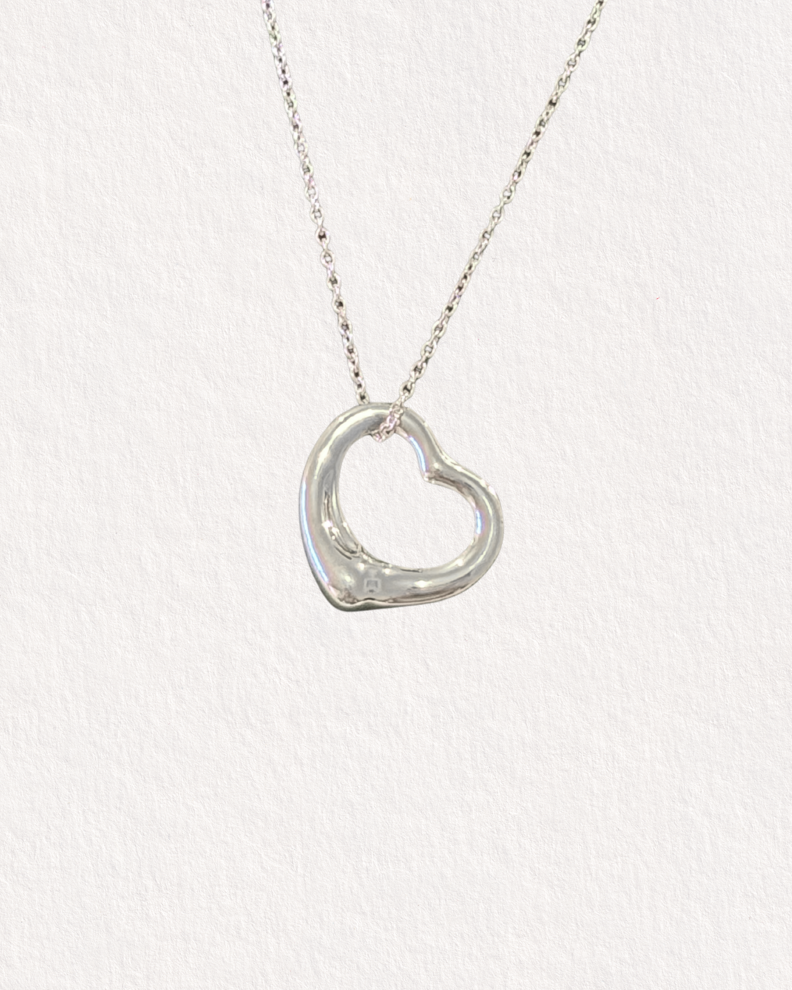 Tiffany & Co Small Elsa Perretti Heart Necklace