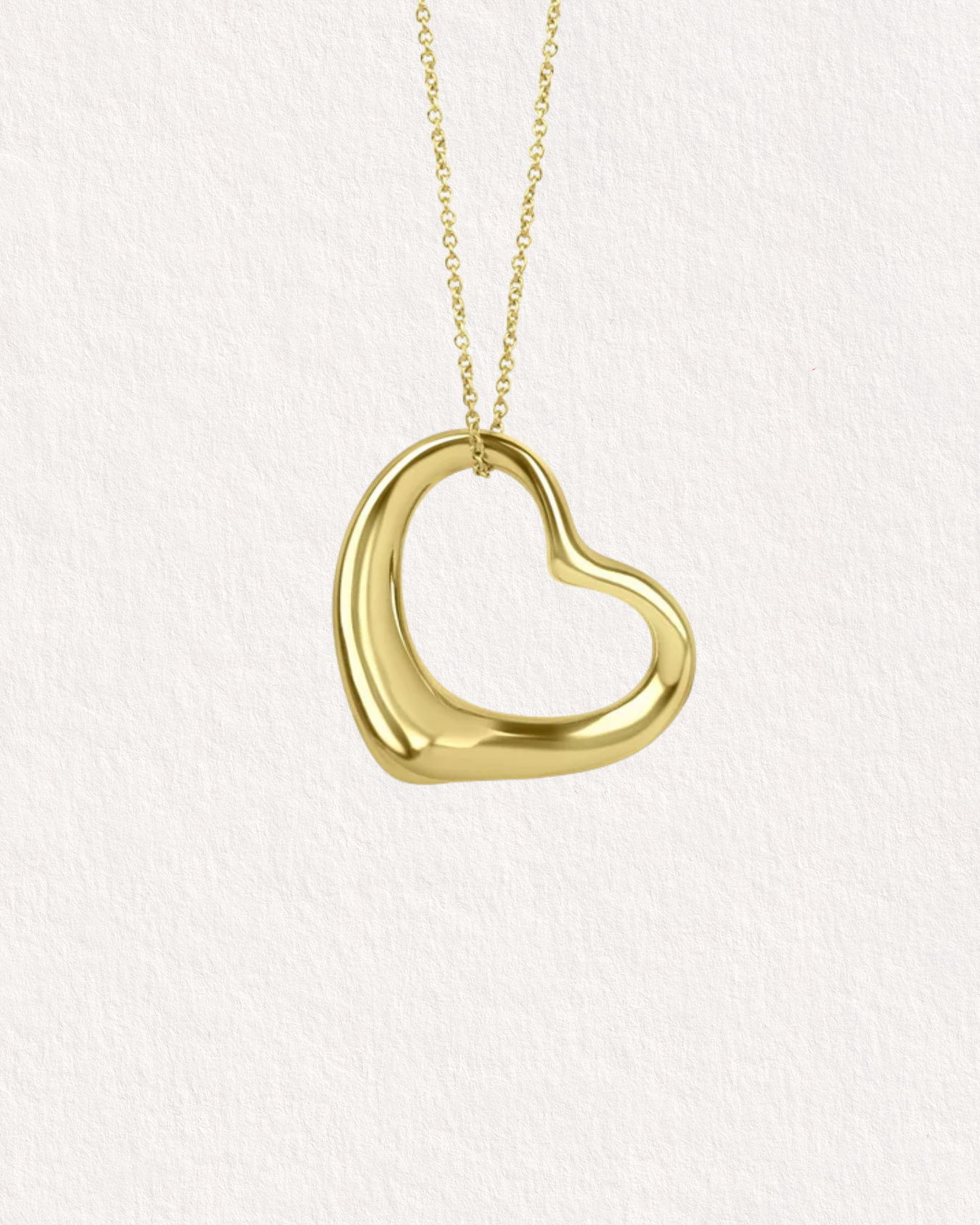 Tiffany & Co - 18ct Yellow Gold Elsa Perretti Heart Necklace