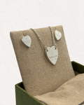 Gucci Heart Necklace and Earring Set