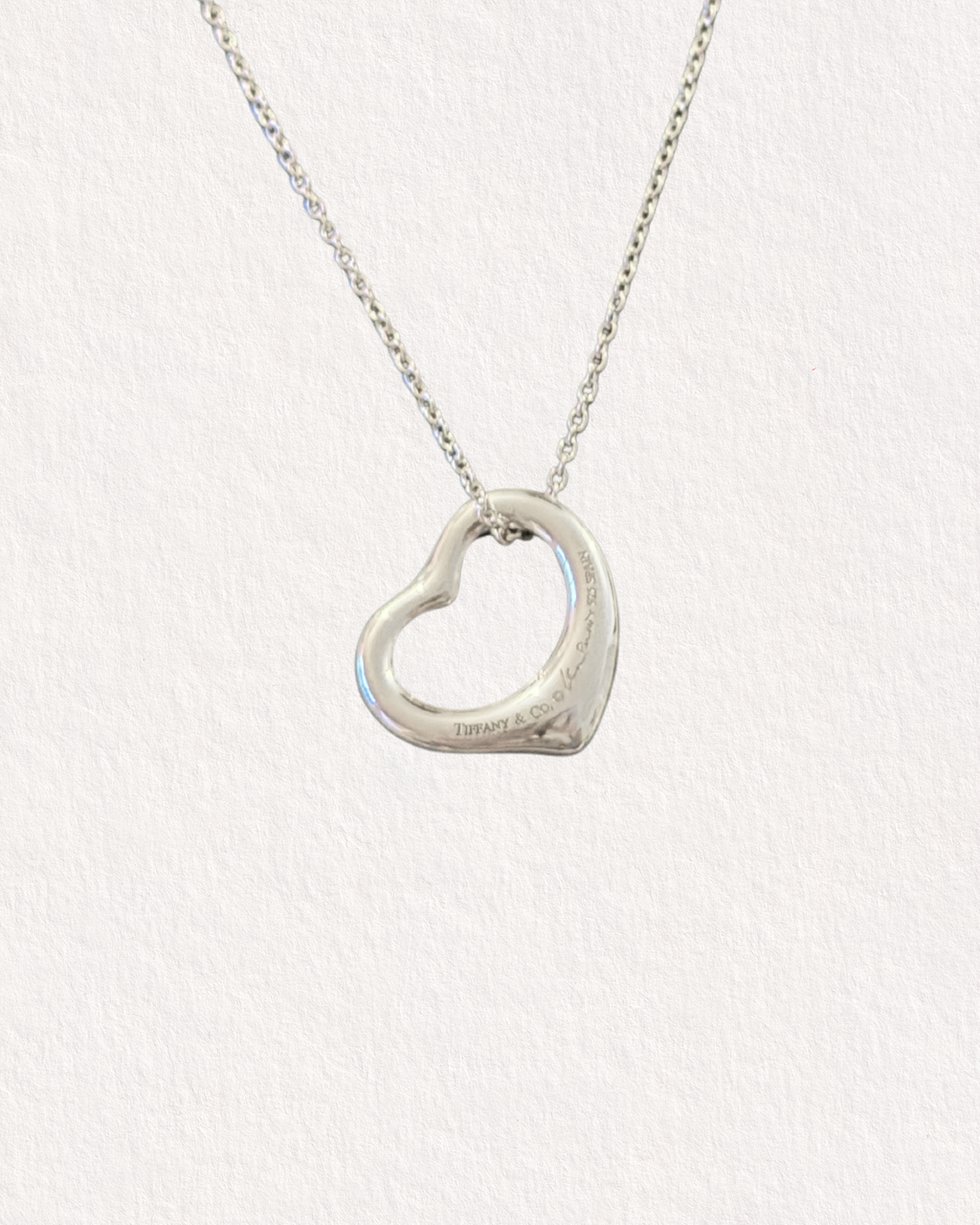 Tiffany & Co Small Elsa Perretti Heart Necklace
