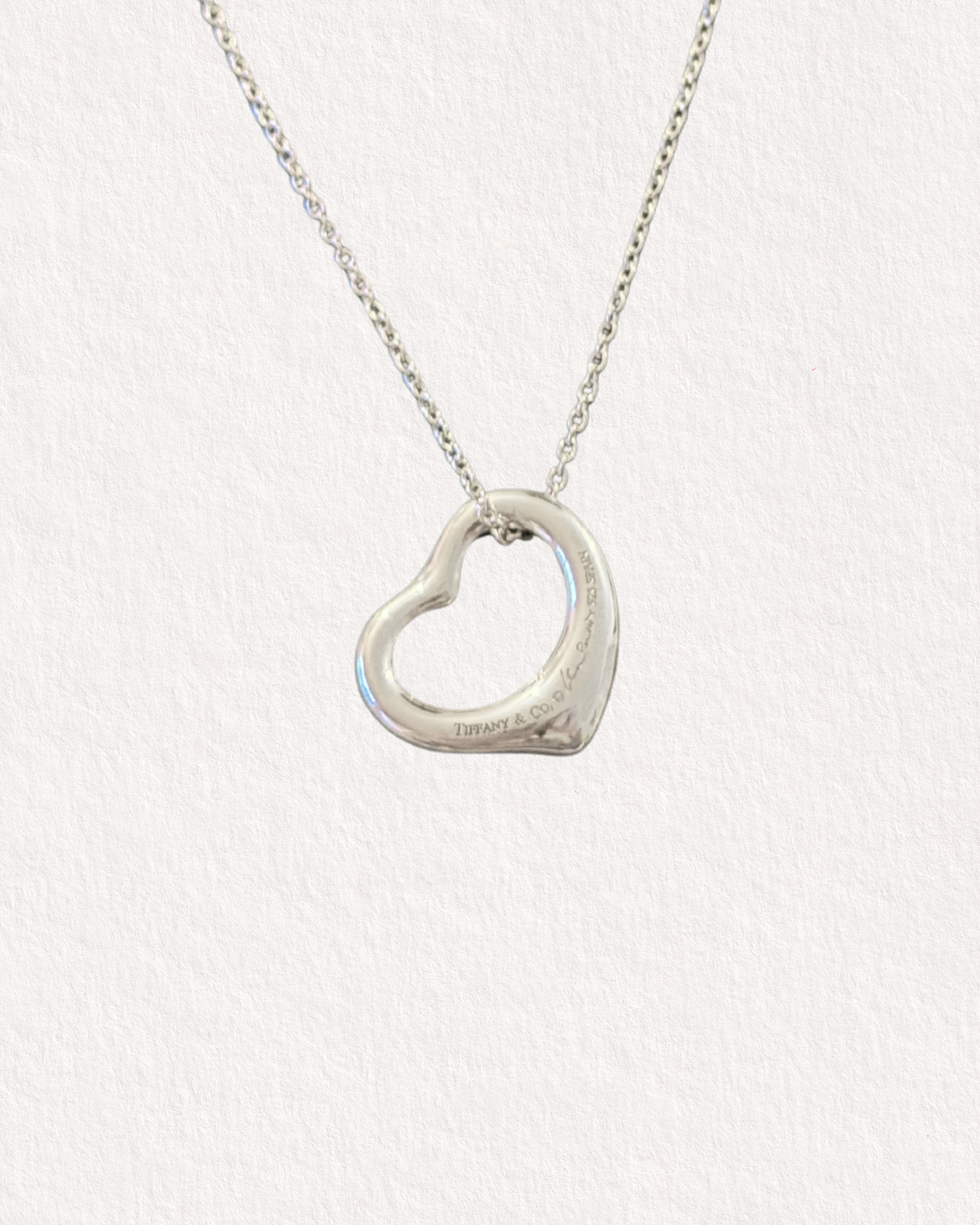 Tiffany & Co Small Elsa Perretti Heart Necklace