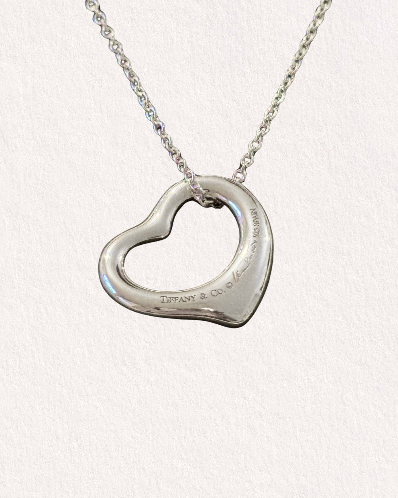 Tiffany & Co Small Elsa Perretti Heart Necklace