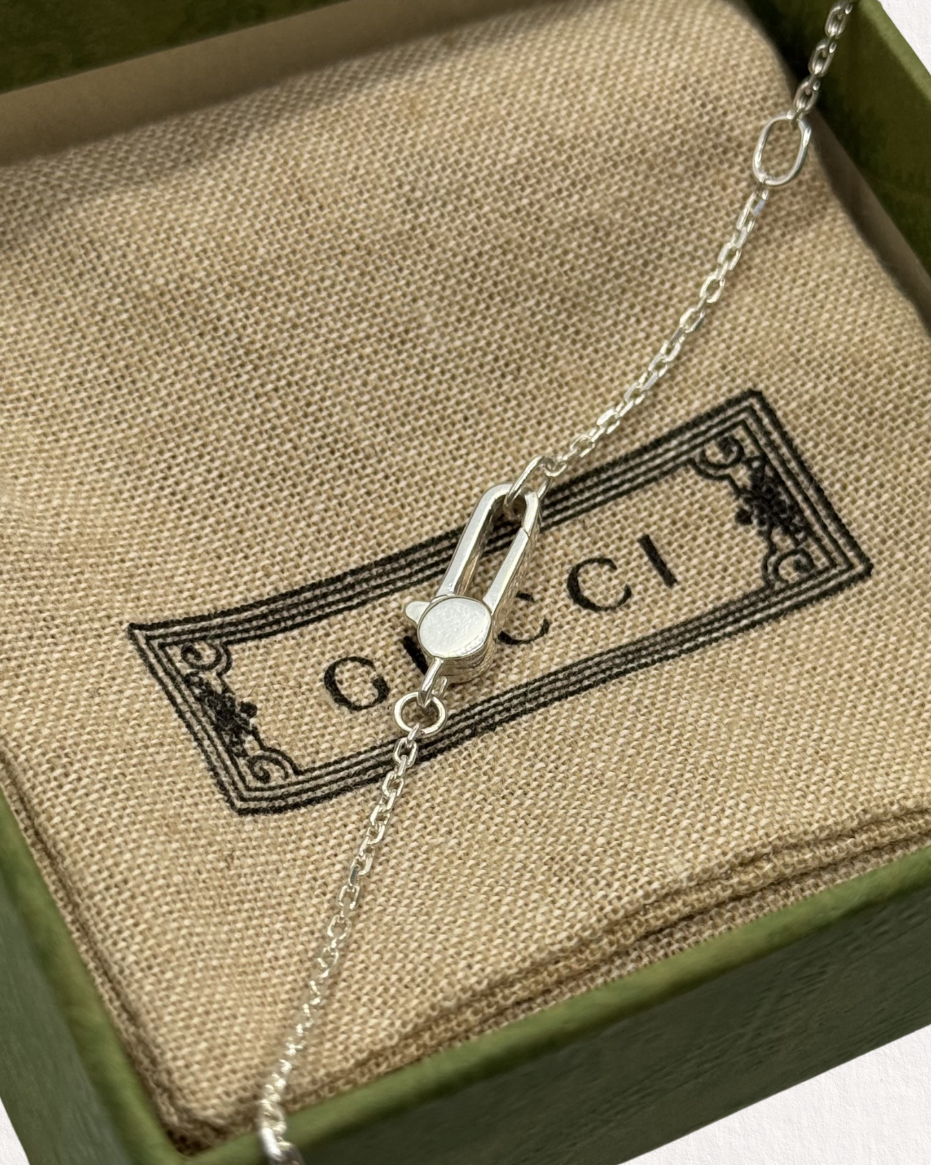 Gucci Heart Necklace and Earring Set