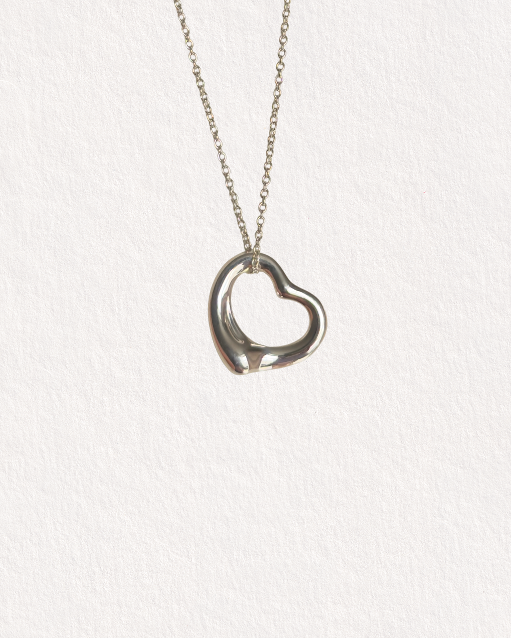 Tiffany & Co Elsa Peretti Open Heart Necklace