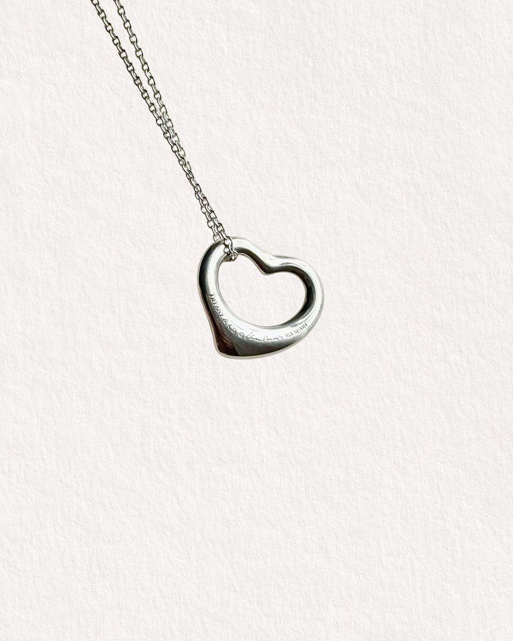Tiffany & Co Elsa Peretti Open Heart Necklace